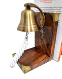 Brass Bookend - Anchor Bell