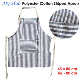 My Hub Polyester Cotton Striped Apron