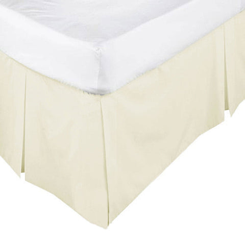 ASSUN Box Pleated Valance Ecru DOUBLE