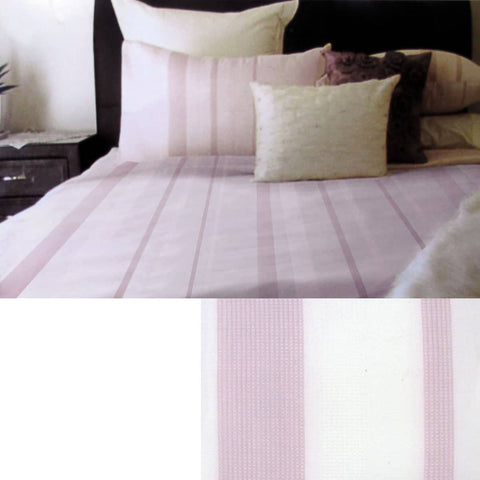 Metropolitan Waffle Quilt Cover Set Pink - QUEEN