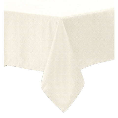 Polyester Cotton Tablecloth Ivory 180 cm Round