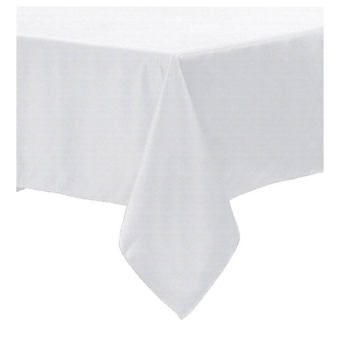 Polyester Cotton Tablecloth White 180 cm Round