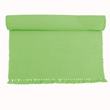 Hoydu Set of 2 - Cotton Ribbed Table Placemats Apple Green