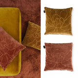 Bedding House Thalia Terracotta Filled Square Cushion