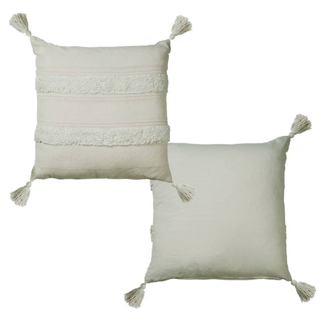 Accessorize Indra Cotton Cushion Cover Grey