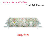 PIP Studio Curious Animal White Neck Roll Cushion