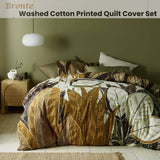 Accessorize Bronte Washed Cotton Printed Quilt Cover Set Queen