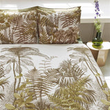 Bedding House Caribe Ochre Cotton Quilt Cover Set King