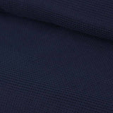 Accessorize Navy Waffle Polyester Quilt Cover Set Double