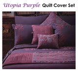 Accessorize Utopia Purple Quilt Cover Set Double