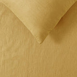 Vintage Design Homewares 100% Linen Ochre Sheet Set Single