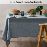 Vintage Design Homewares Mist French Linen Tablecloth 150cm x 300cm