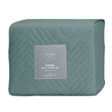 Ardor Hana Stormy Sea Embossed Velvet Quilt Cover Set King