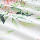 Ardor Rose Whisper Soft Sage Printed Floral Quilt Cover Set Queen