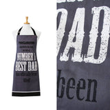 Ladelle Number 1 Best Dad Cotton Apron 70 x 89 cm