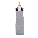 Rans Herringbone Black Cotton Apron