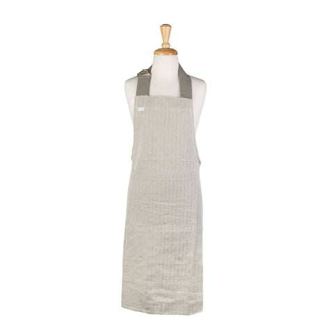 Rans Herringbone Charcoal Cotton Apron