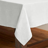 Rans Pure Cotton Hemstitch Tablecloth 150 x 260 cm - White