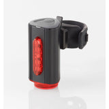 Fischer LED Bike Light Set 30Lux USB with rear floor light