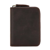 Genuine Leather Large Capacity RFID Anti-magnetic Money Clip Organ Wallets