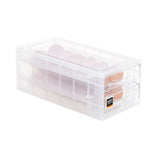 2 Tiers Double Layer 24 Grids Egg Storage Box Tray Kitchen Refrigerator Containe