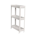 Narrow Gap Storage Rack Basket Shelf Cart Holder for kitchen and laundry Room(3 Layers)