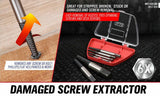 New 6Pc Damaged Screw Extractor Ezy Set Easy Out Broken Screw Bolt Remover Kit