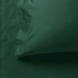 1000TC Ultra Soft Fitted Sheet & 2 Pillowcases Set - King Size Bed - Dark Green