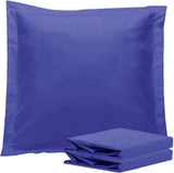 1000TC Premium Ultra Soft European Pillowcases 2-Pack Royal Blue