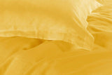 Tailored 1000TC Ultra Soft King Size Yellow Duvet Doona Quilt Cover Set