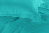 1000TC Tailored King Size Teal Duvet Doona Quilt Cover Set