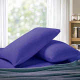 1000TC Premium Ultra Soft King size Pillowcases 2-Pack - Royal Blue