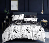 Tree Reversible Double Size White Duvet Doona Quilt Cover Set