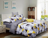 Geometric King Size Duvet Doona Quilt Cover Set