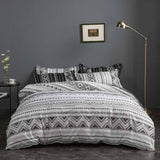 Hugo Reversible King Size Duvet Doona Quilt Cover Set