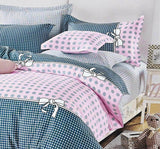 Pink Dots Queen Size Bed Quilt/Doona/Duvet Doona Duvet Cover Set