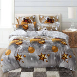 Christmas Gift Super King Size Quilt/Doona/Duvet Cover Set