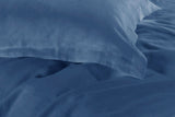 1000TC Tailored Super King Size Quilt/Doona/Duvet Cover Set - Greyish Blue