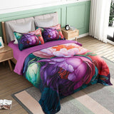 Kaie Floral Quilt Cover Set - Queen Size