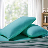 1000TC Premium Ultra Soft Standrad size Pillowcases 2-Pack - Teal