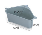 Corner Sink Basket Blue