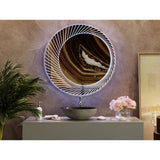 Bucciano Round LED Bathroom Wall Mirror