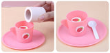 Kids Wooden Kitchen Tea Set Pretend Play