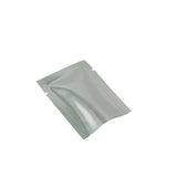 Silver Open Top Aluminum Foil Packaging Bags Heat Seal Vacuum Food Pouches