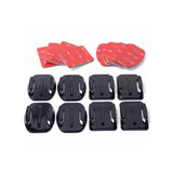 8Pcs Flat Curved Adhesive Mount Helmet Accessories For Gopro Hero 8/7/2 /3+/6/5