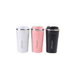 Insulated Coffee Mug Vacuum Travel Cup Thermal Stainless Steel Flask Reusable