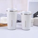 Insulated Coffee Mug Vacuum Travel Cup Thermal Stainless Steel Flask Reusable