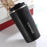 Insulated Coffee Mug Vacuum Travel Cup Thermal Stainless Steel Flask Reusable