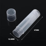 10/30/50/100x Clear 5g Lip Balm Tubes Transparent Empty Lipstick Containers