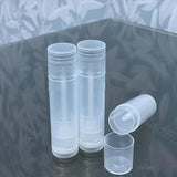 10/30/50/100x Clear 5g Lip Balm Tubes Transparent Empty Lipstick Containers